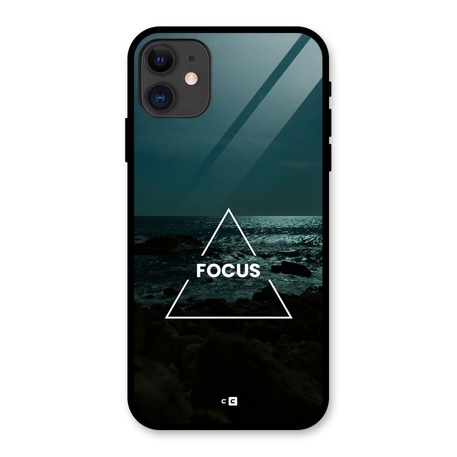Prime Focus Glass Back Case for iPhone 11