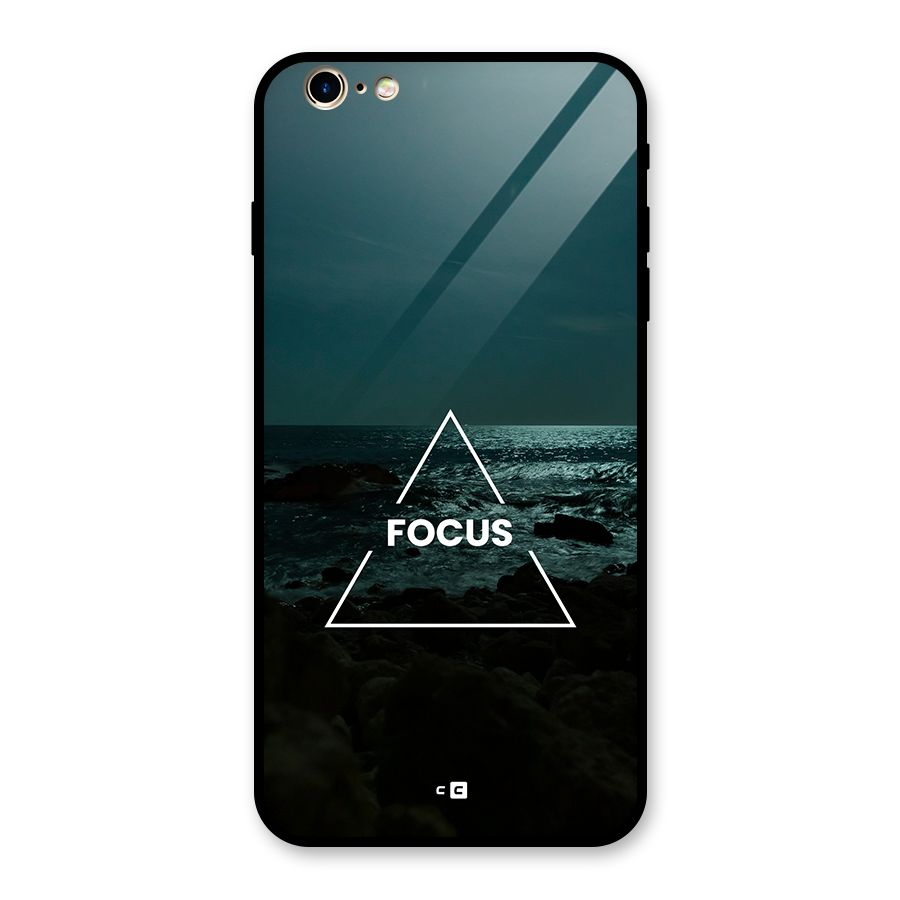 Prime Focus Glass Back Case for iPhone 6 Plus 6S Plus