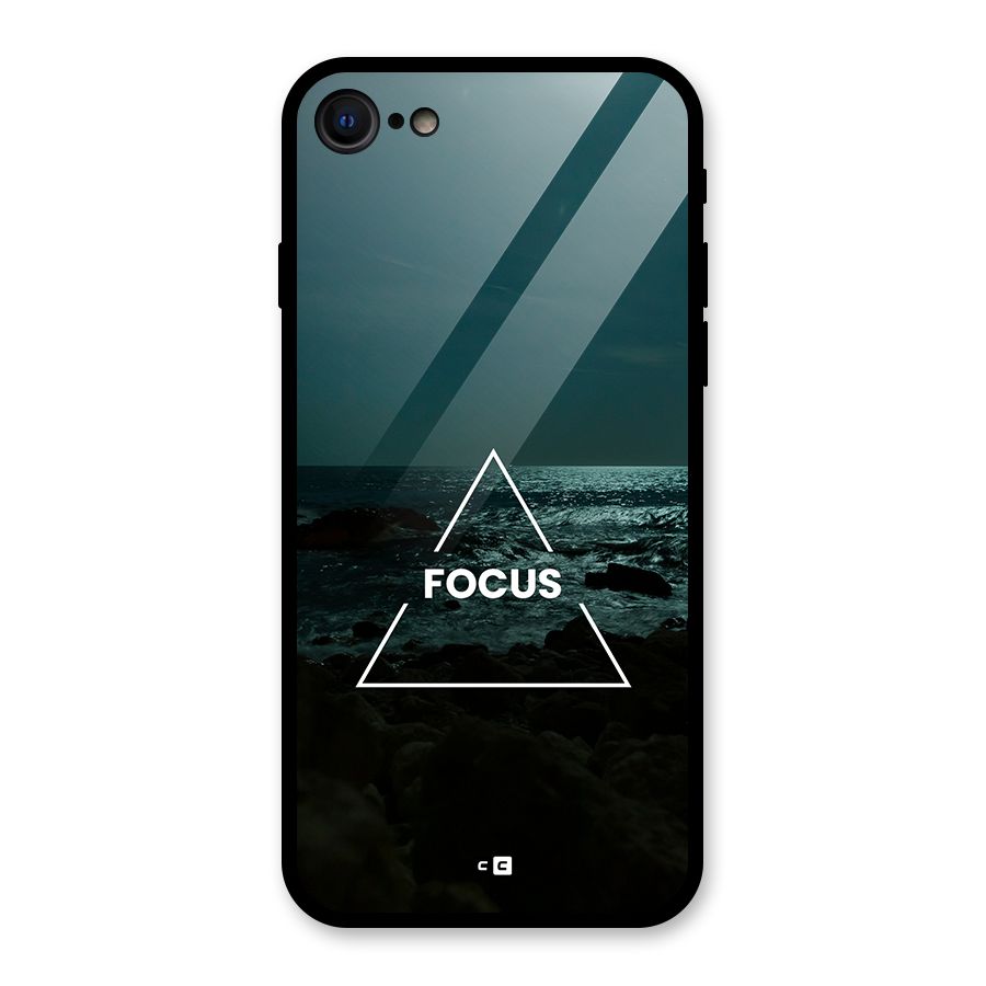 Prime Focus Glass Back Case for iPhone 8
