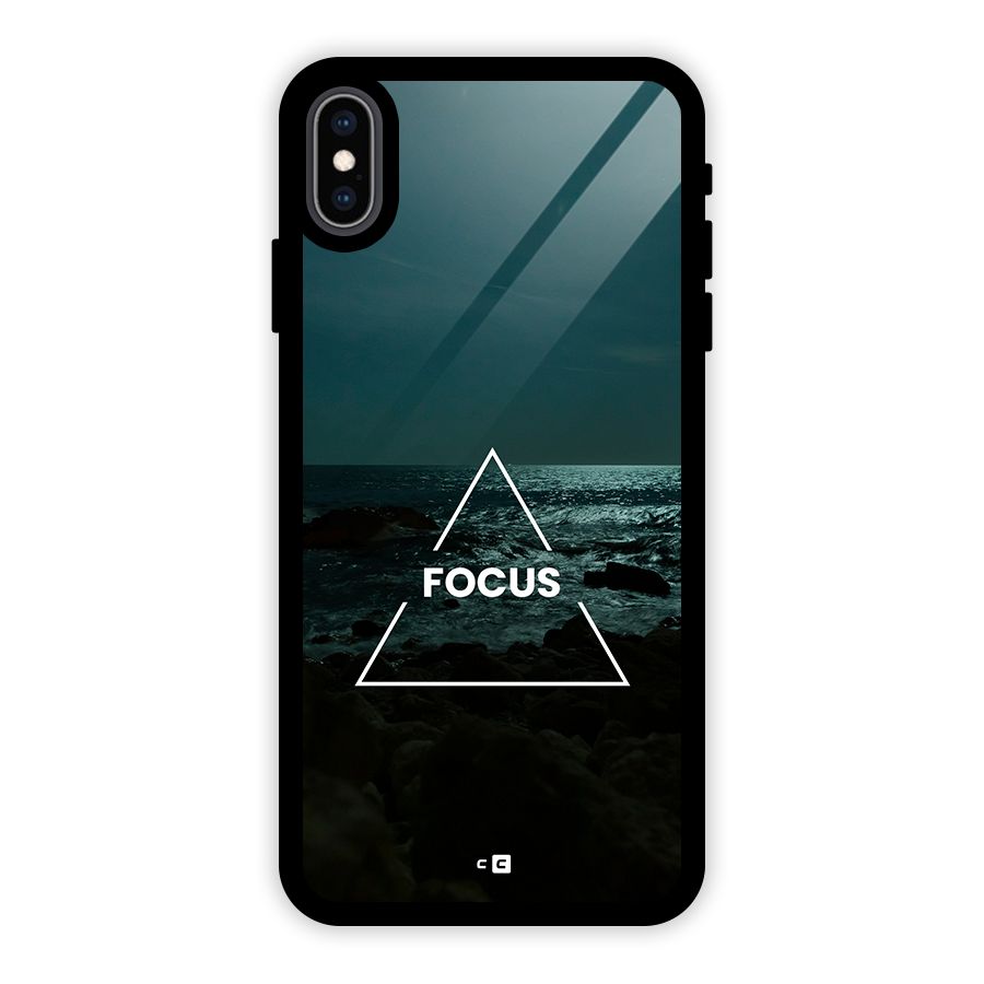 Prime Focus Glass Back Case for iPhone XS Max