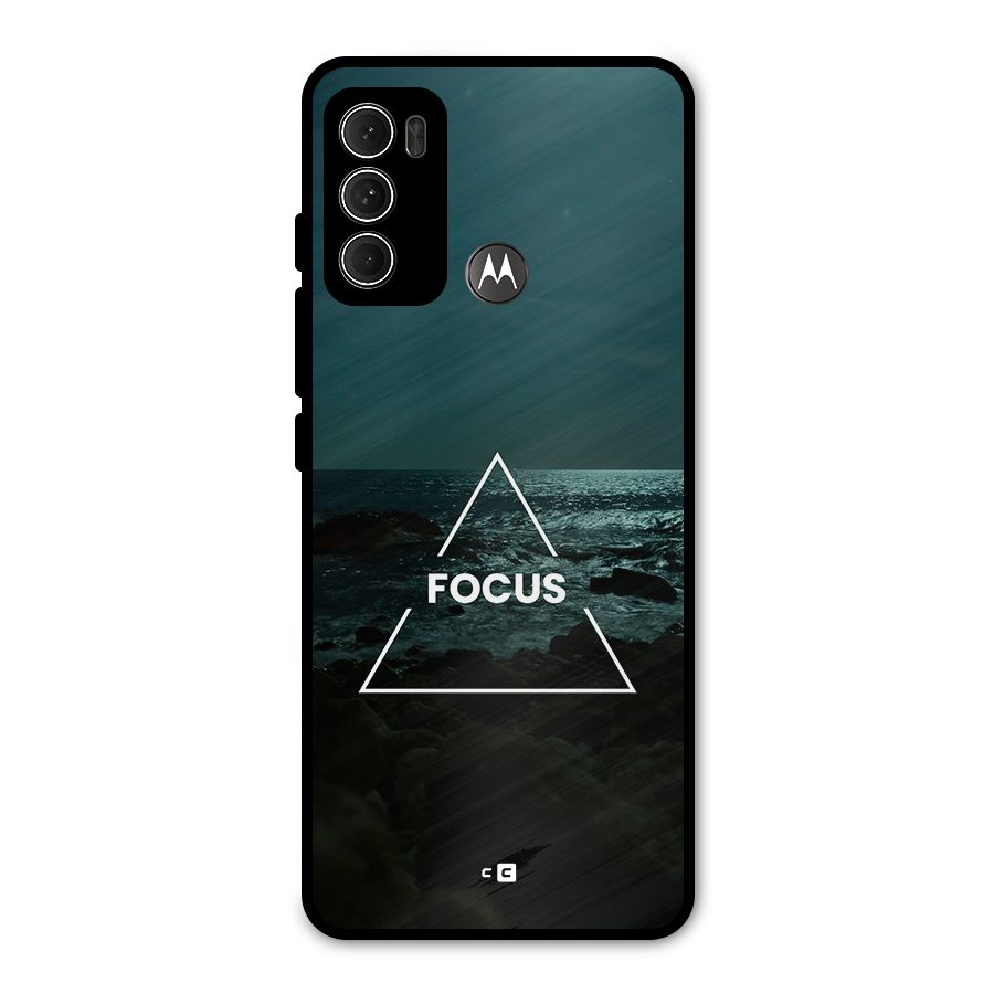 Prime Focus Metal Back Case for Moto G60
