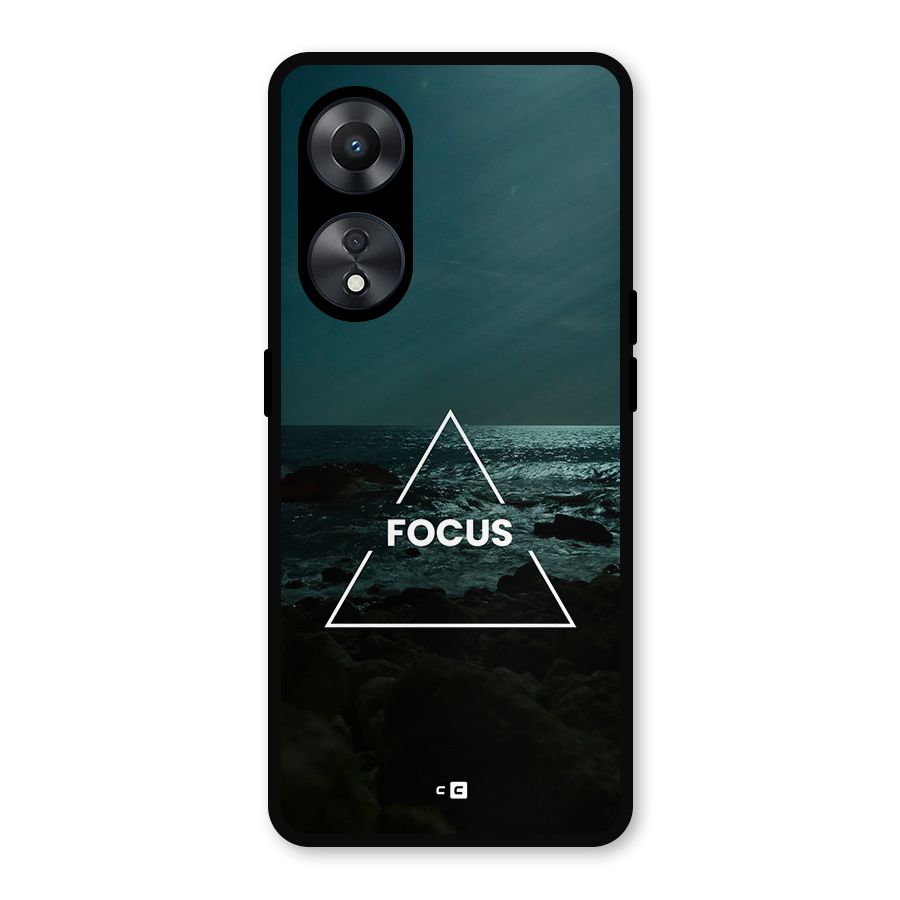 Prime Focus Metal Back Case for Oppo A78