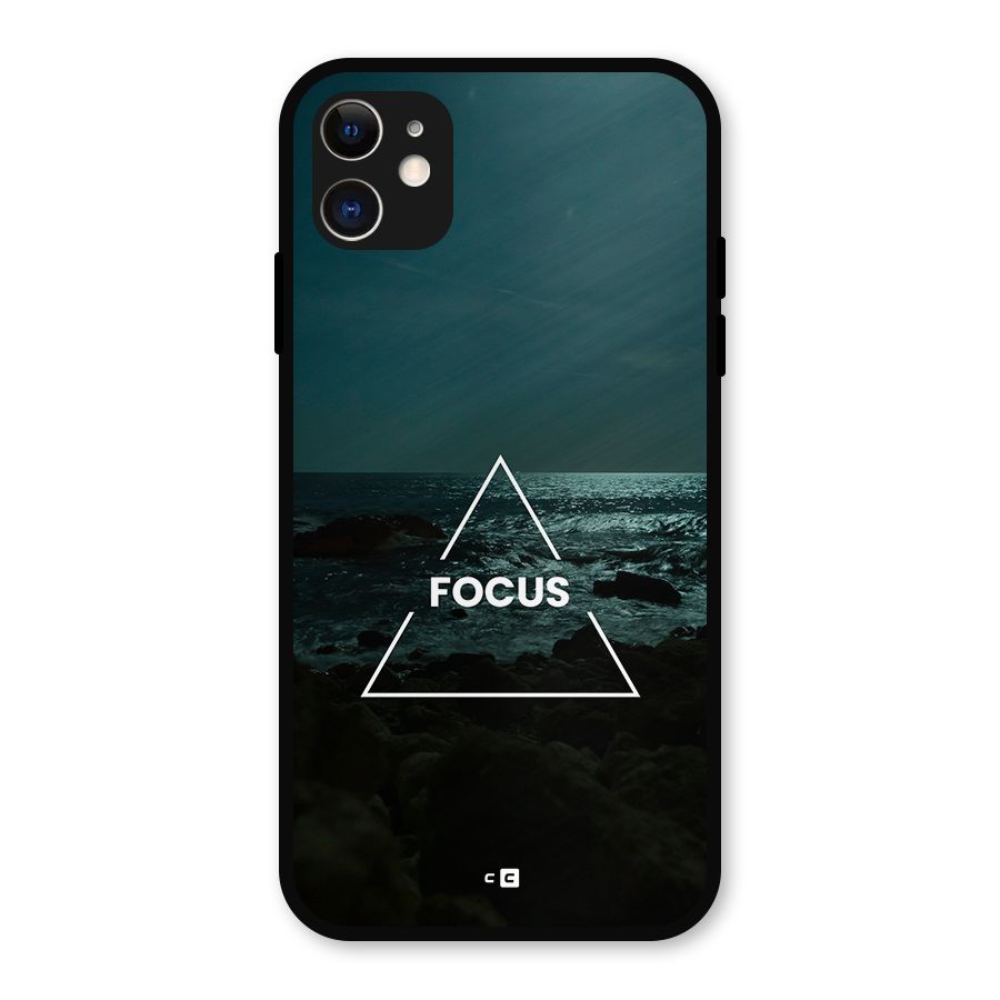 Prime Focus Metal Back Case for iPhone 11