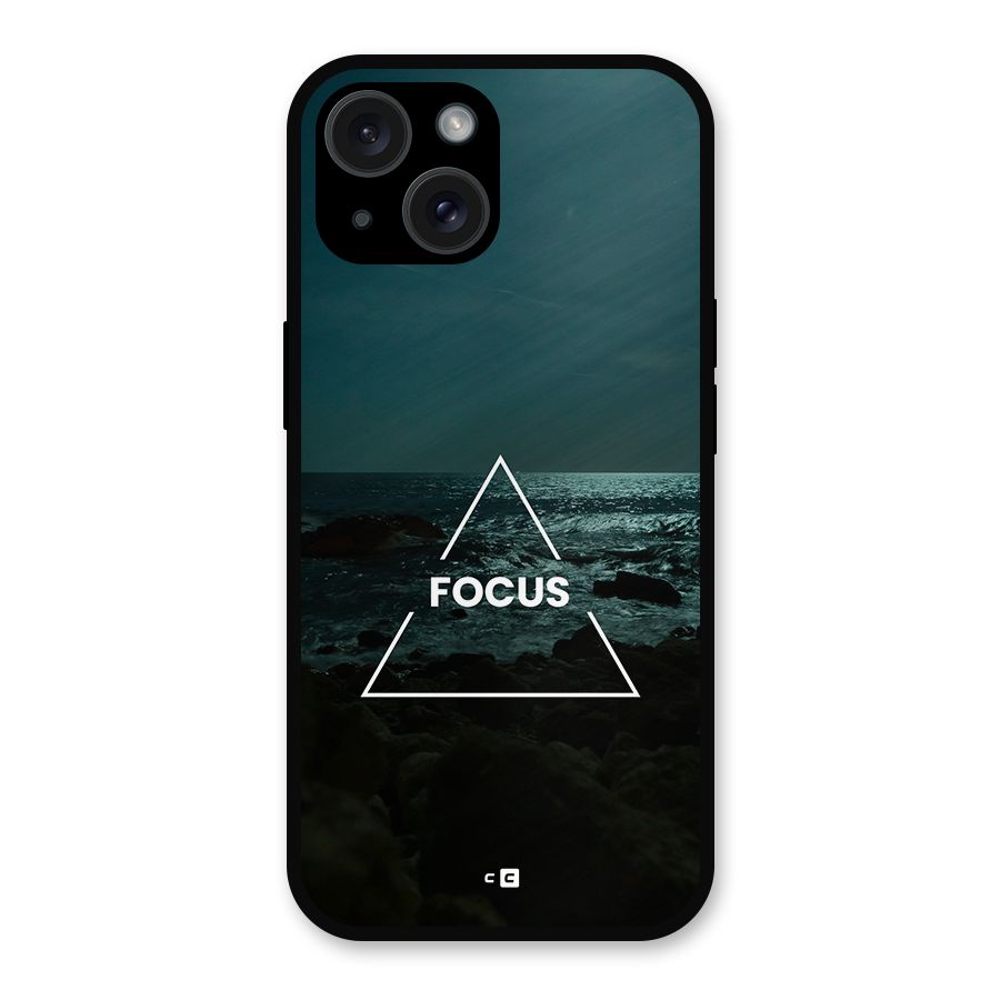 Prime Focus Metal Back Case for iPhone 15