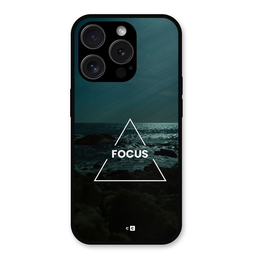 Prime Focus Metal Back Case for iPhone 15 Pro