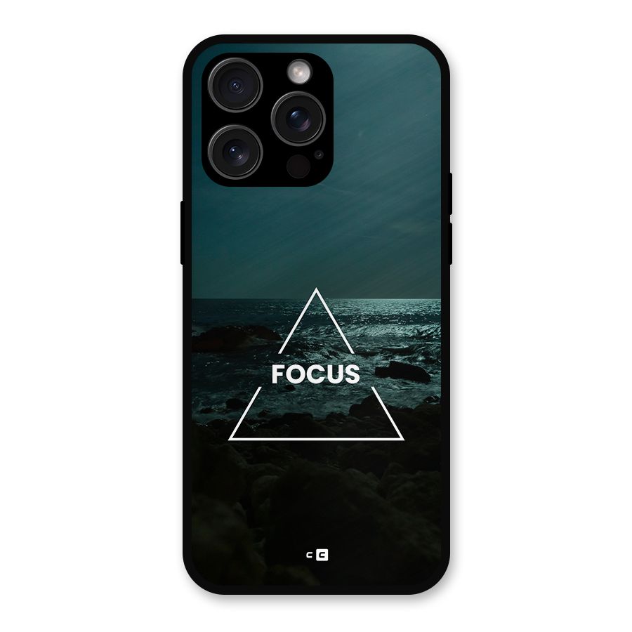Prime Focus Metal Back Case for iPhone 15 Pro Max
