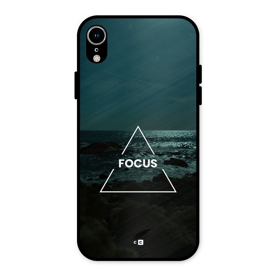 Prime Focus Metal Back Case for iPhone XR