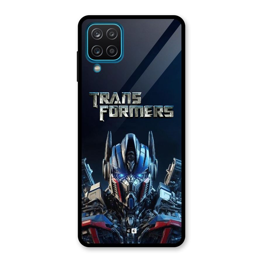 Prime Leader Glass Back Case for Galaxy A12