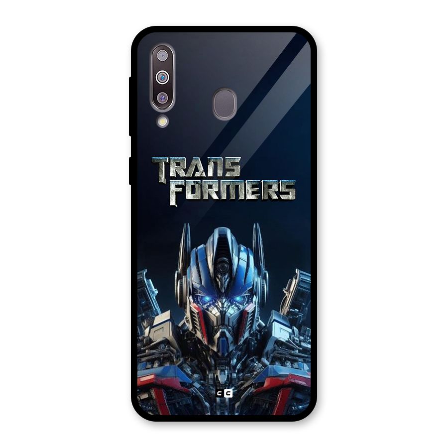 Prime Leader Glass Back Case for Galaxy M30