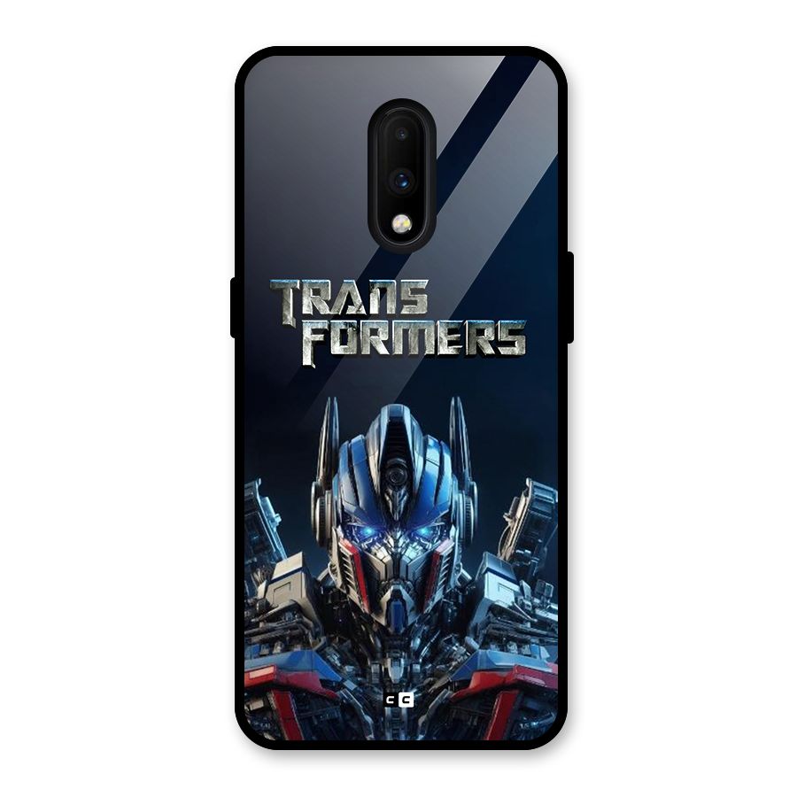 Prime Leader Glass Back Case for OnePlus 7
