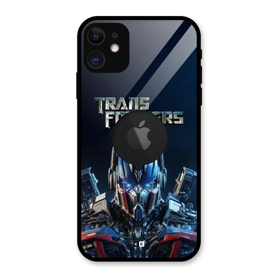 Prime Leader Glass Back Case for iPhone 11 Logo Cut
