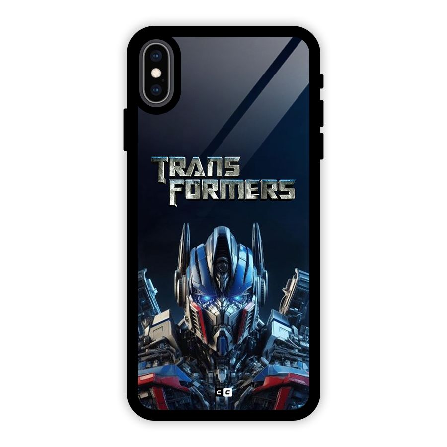 Prime Leader Glass Back Case for iPhone XS Max