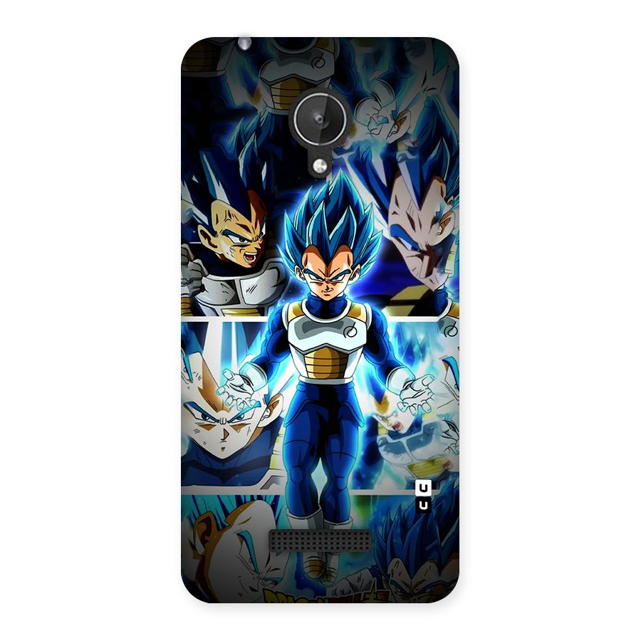 Prince Vegeta Back Case for Canvas Spark Q380