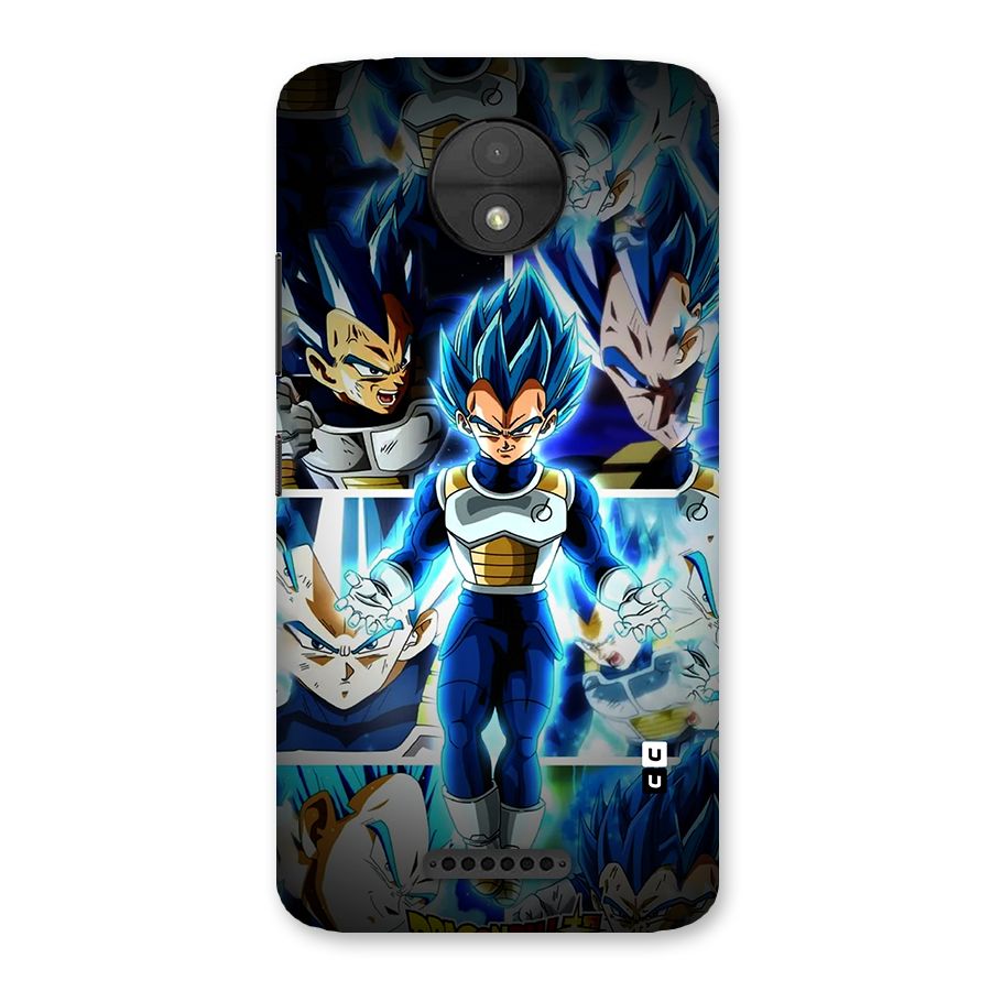 Prince Vegeta Back Case for Moto C