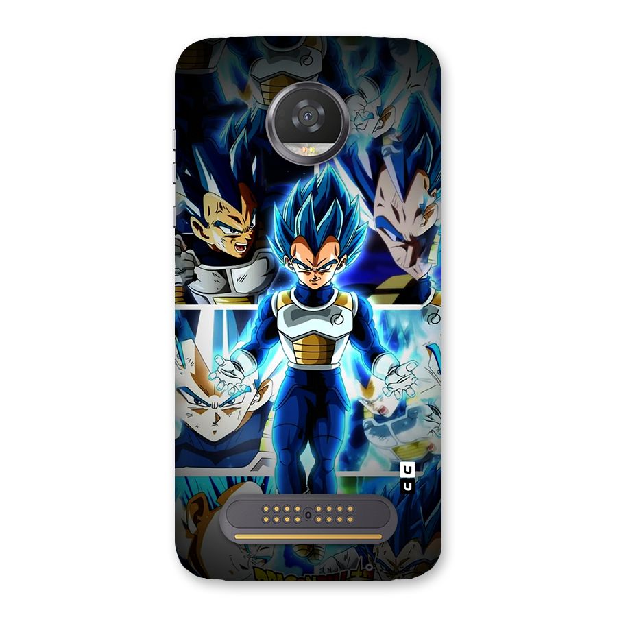 Prince Vegeta Back Case for Moto Z2 Play
