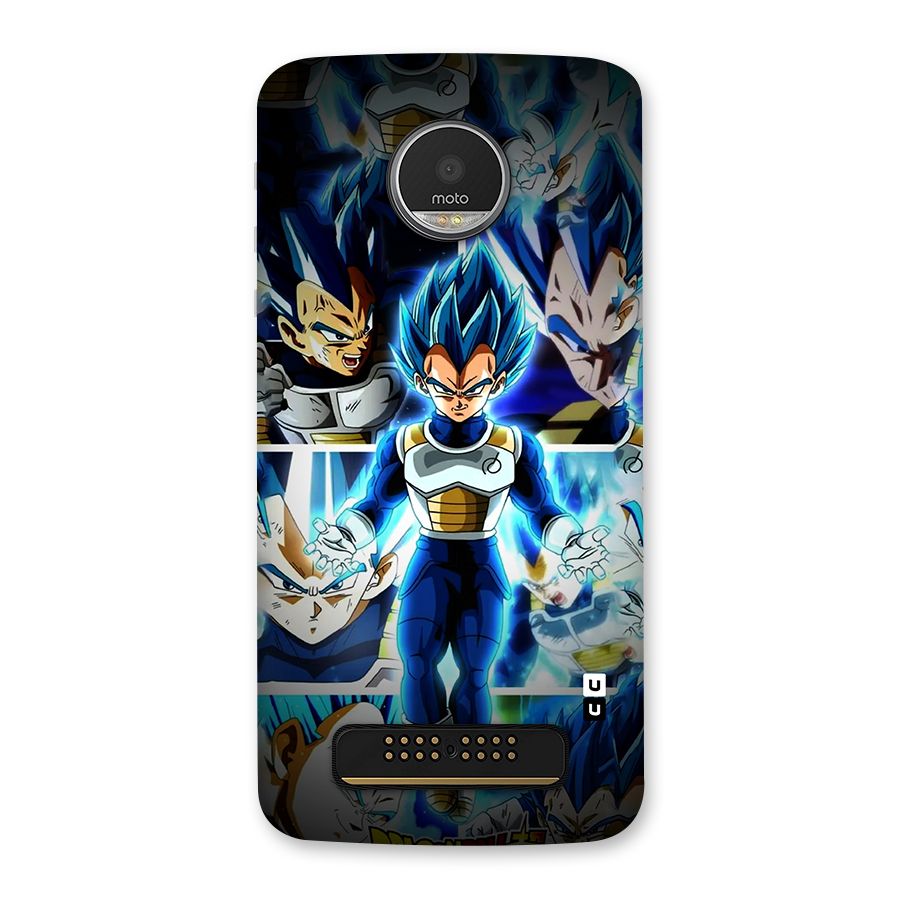 Prince Vegeta Back Case for Moto Z Play