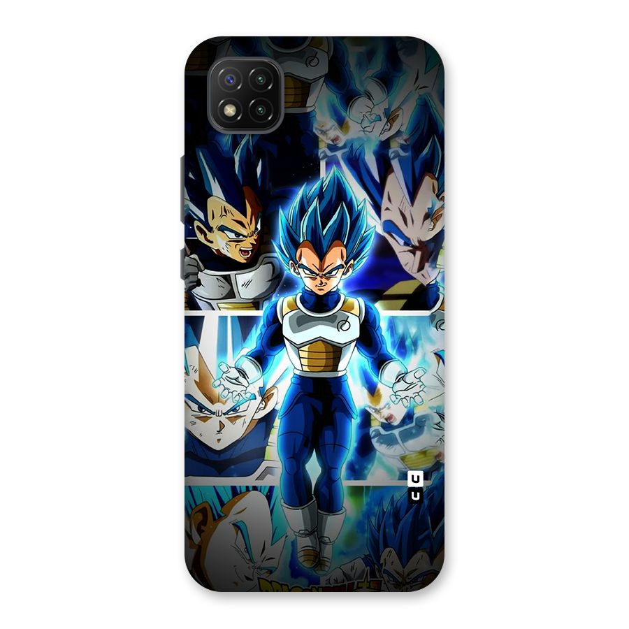 Prince Vegeta Back Case for Poco C3