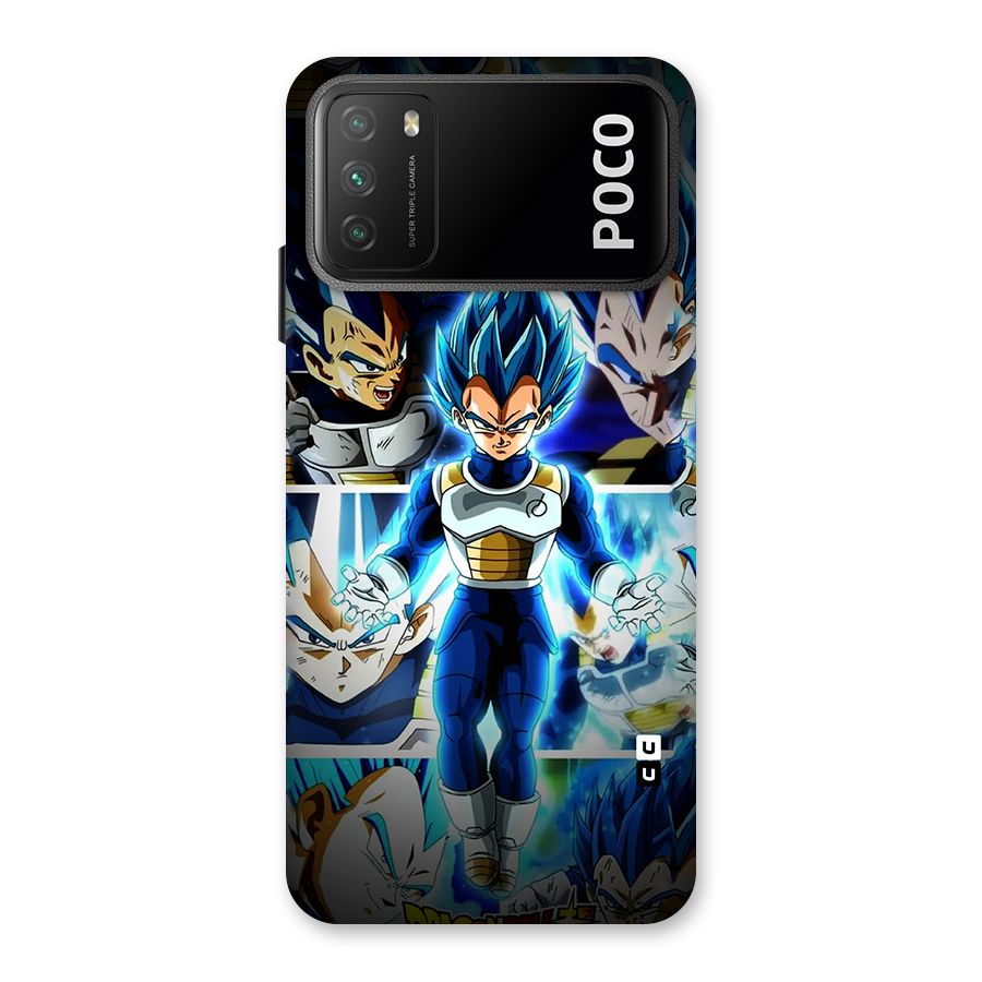 Prince Vegeta Back Case for Poco M3