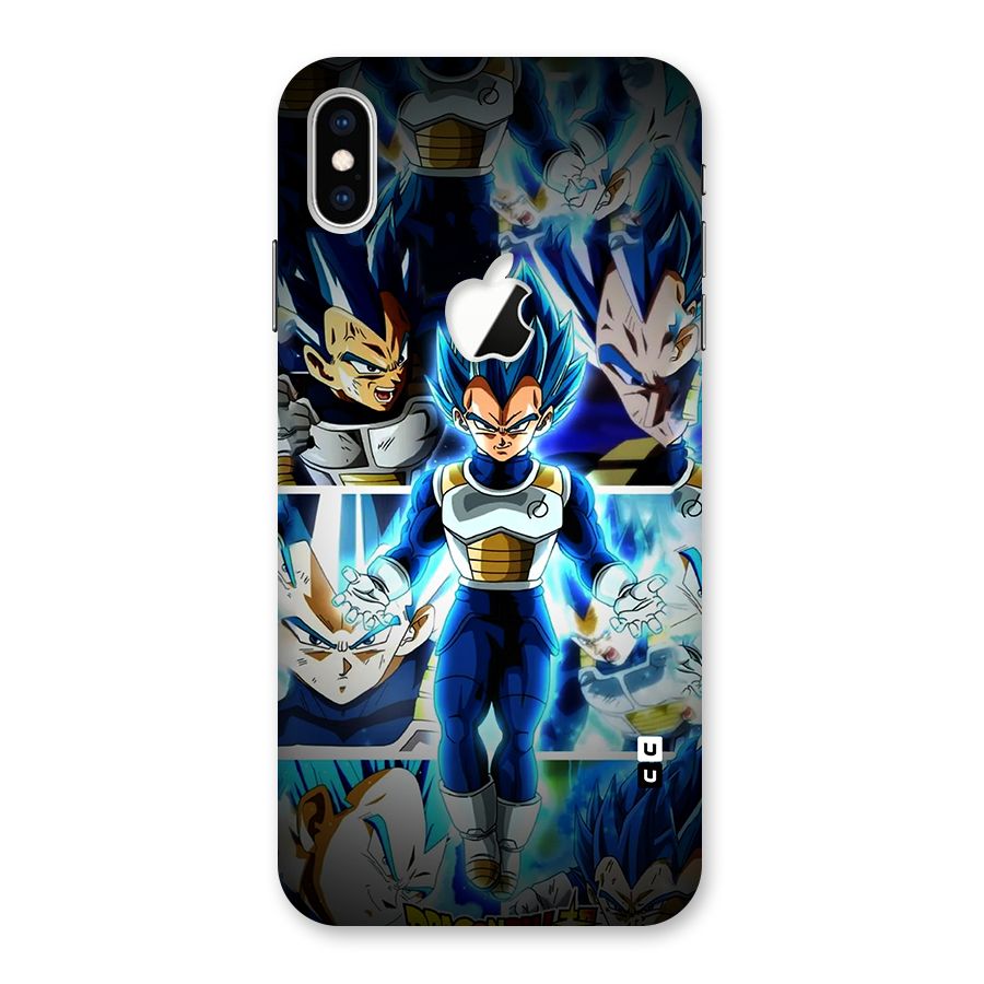 Prince Vegeta Back Case for iPhone XS Max Apple Cut