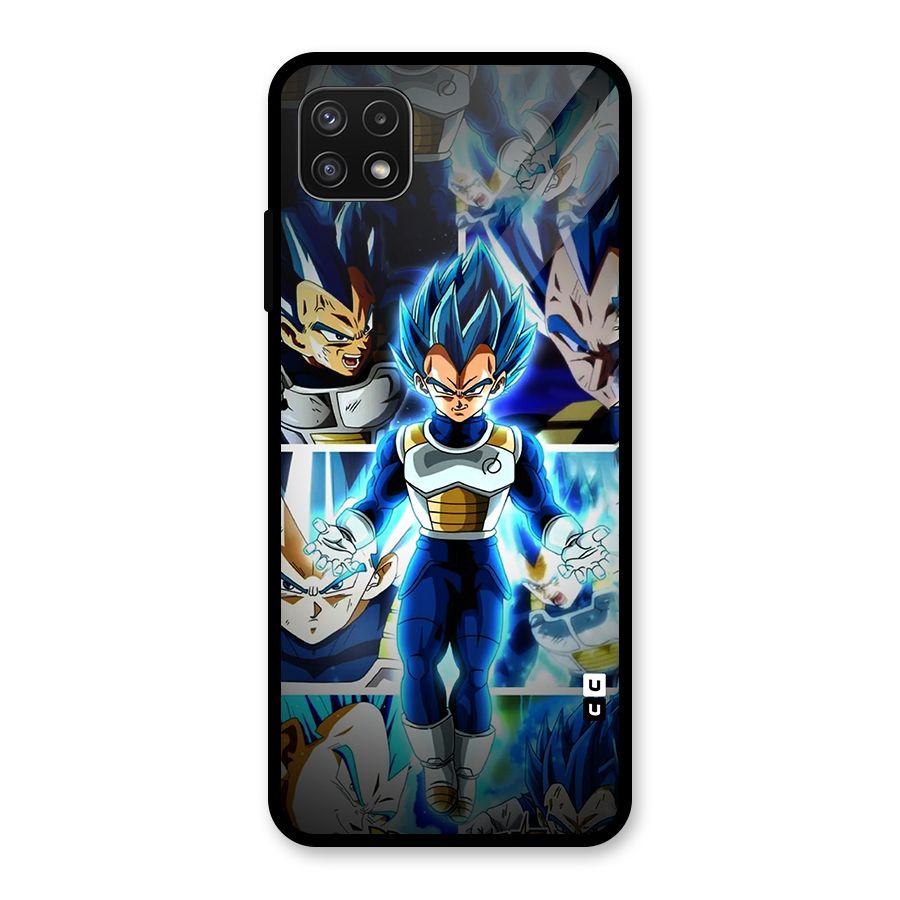 Prince Vegeta Glass Back Case for Galaxy A22 5G