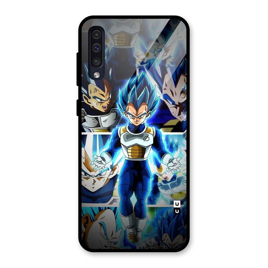 Prince Vegeta Glass Back Case for Galaxy A30s