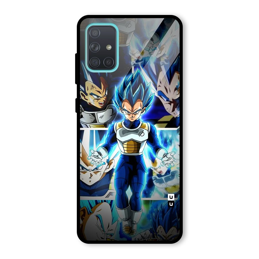 Prince Vegeta Glass Back Case for Galaxy A71