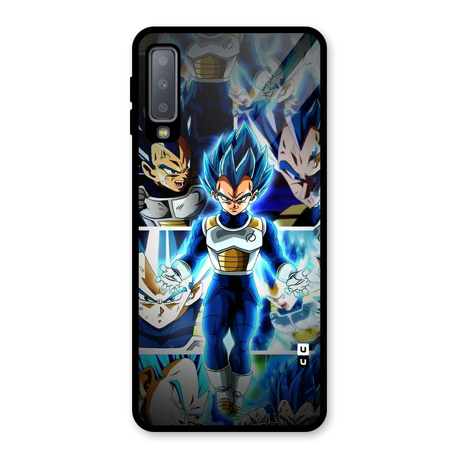 Prince Vegeta Glass Back Case for Galaxy A7 (2018)