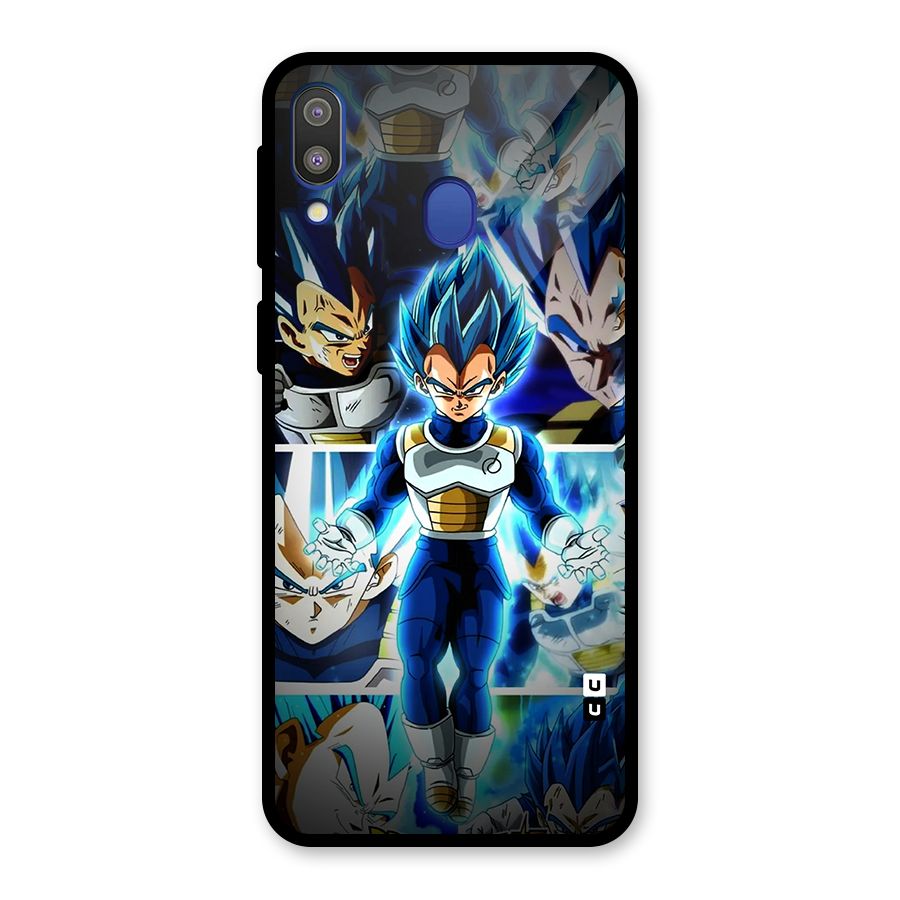 Prince Vegeta Glass Back Case for Galaxy M20