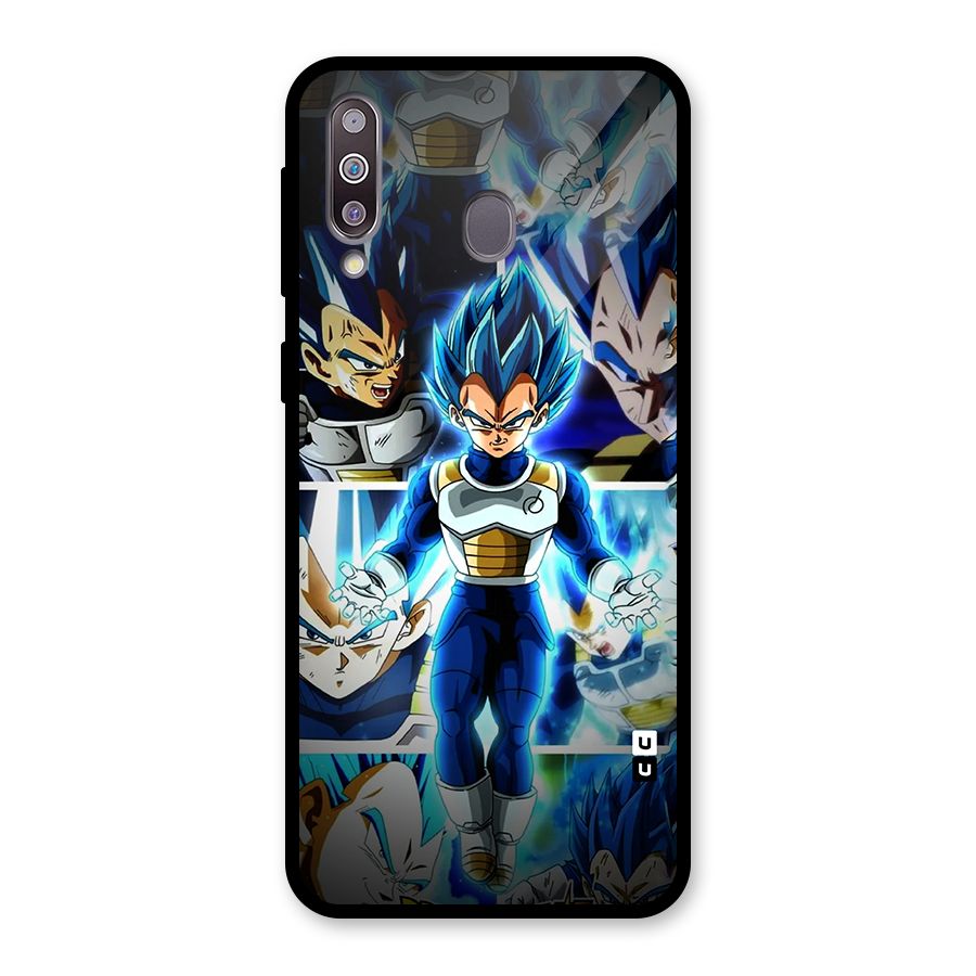 Prince Vegeta Glass Back Case for Galaxy M30