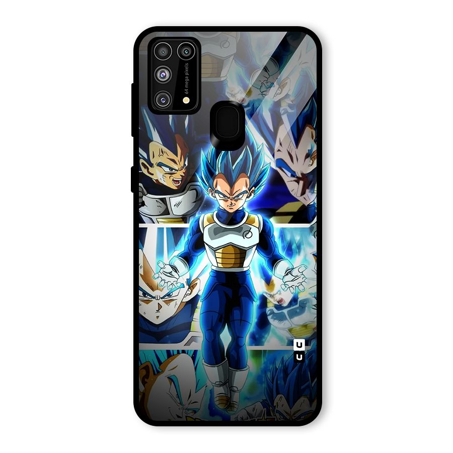 Prince Vegeta Glass Back Case for Galaxy M31