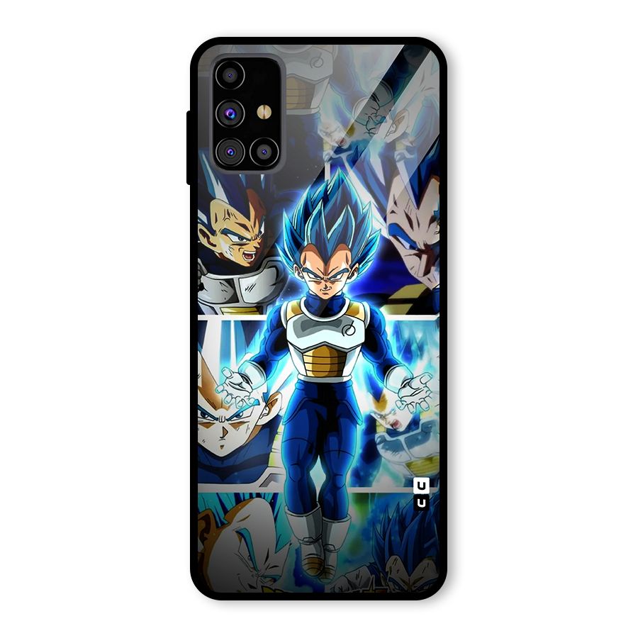 Prince Vegeta Glass Back Case for Galaxy M31s