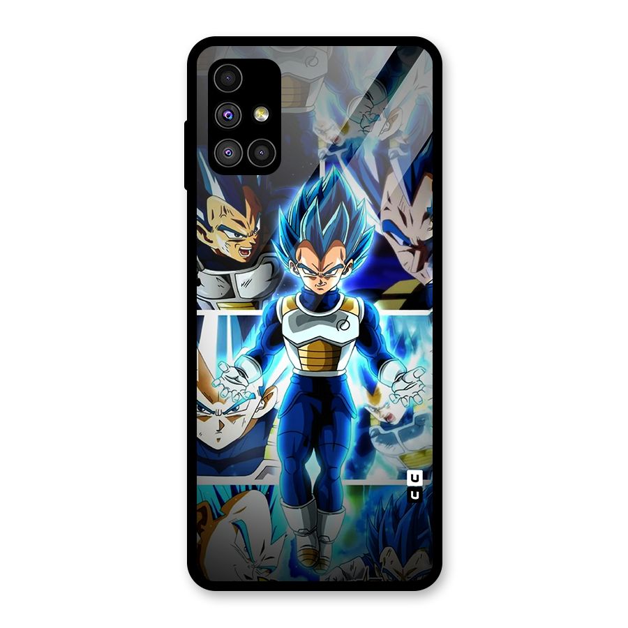 Prince Vegeta Glass Back Case for Galaxy M51