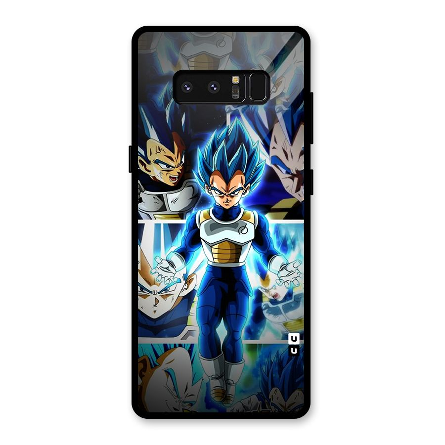 Prince Vegeta Glass Back Case for Galaxy Note 8