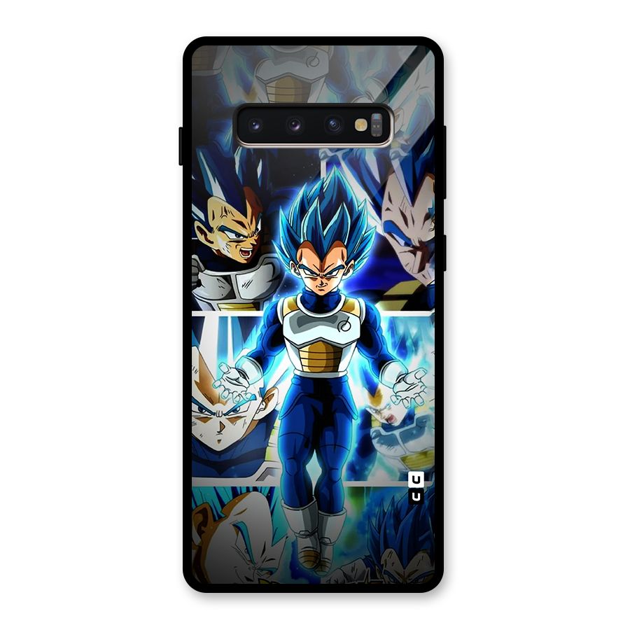 Prince Vegeta Glass Back Case for Galaxy S10 Plus