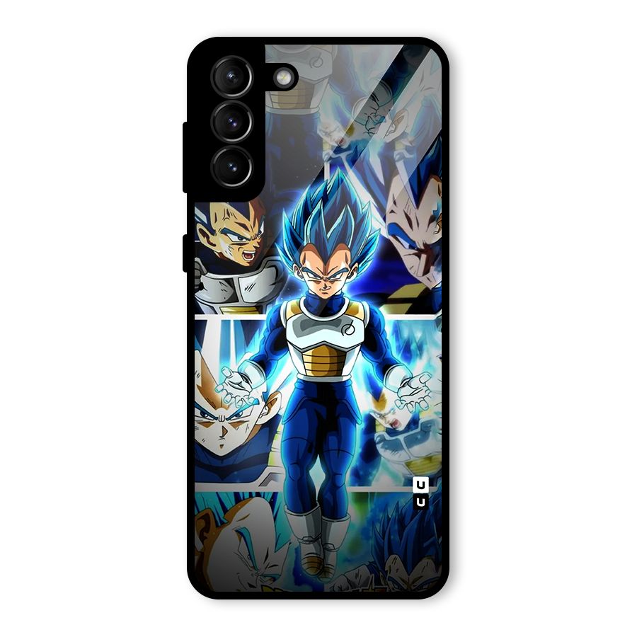 Prince Vegeta Glass Back Case for Galaxy S21 Plus
