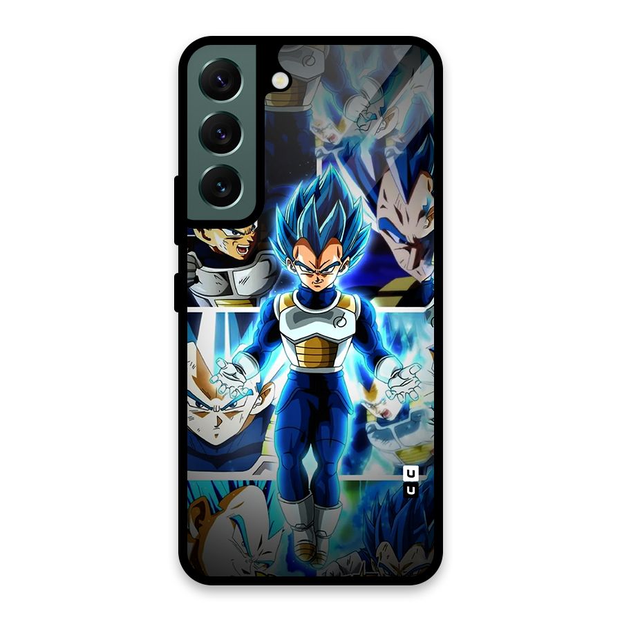 Prince Vegeta Glass Back Case for Galaxy S22 5G