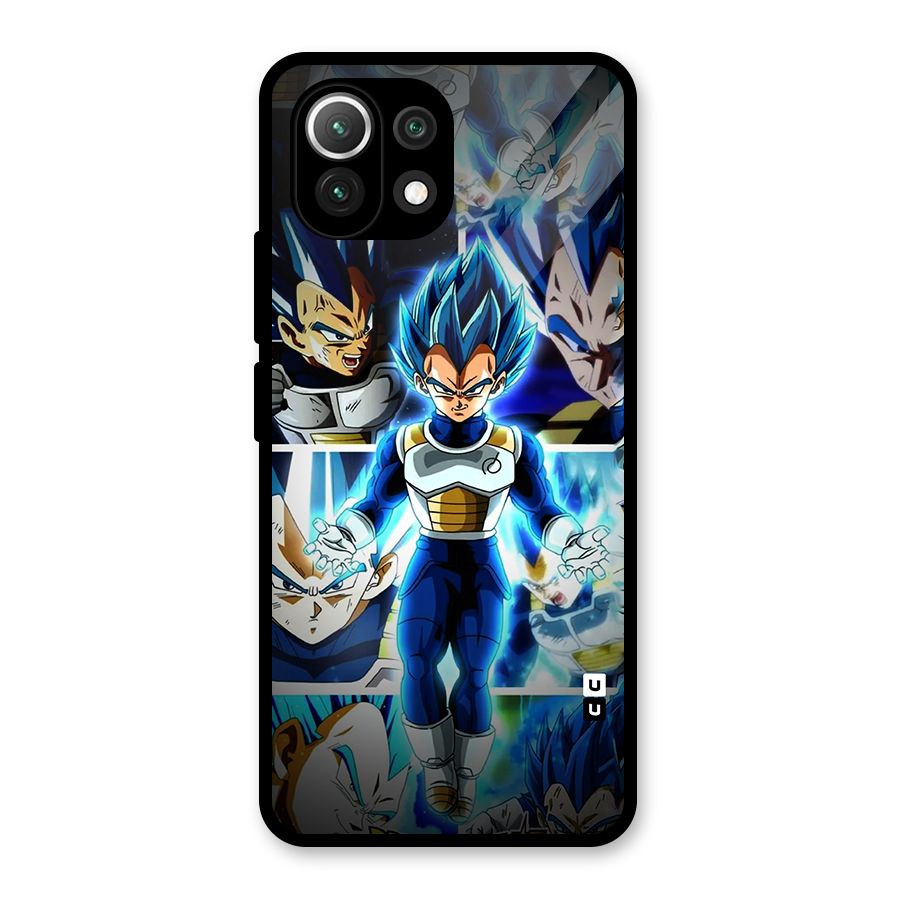Prince Vegeta Glass Back Case for Mi 11 Lite