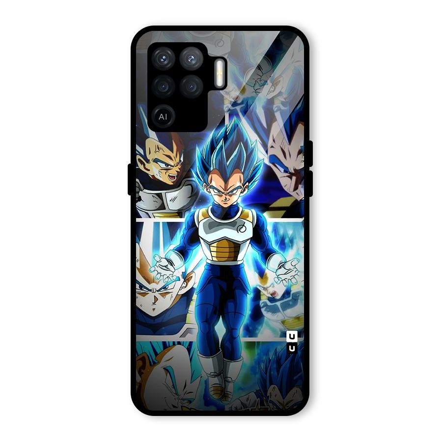 Prince Vegeta Glass Back Case for Oppo F19 Pro