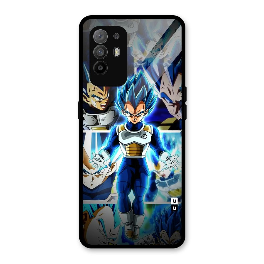 Prince Vegeta Glass Back Case for Oppo F19 Pro Plus 5G