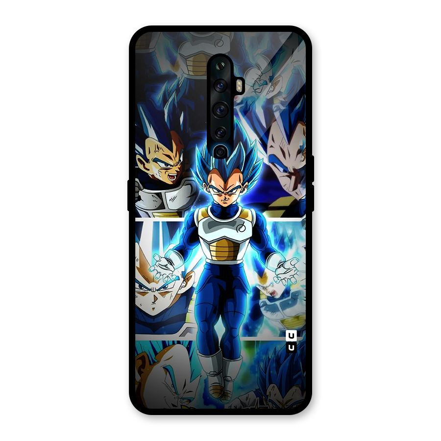 Prince Vegeta Glass Back Case for Oppo Reno2 F