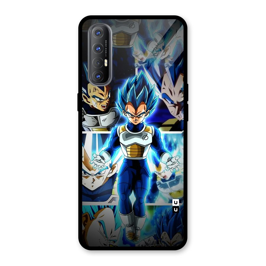 Prince Vegeta Glass Back Case for Oppo Reno3 Pro