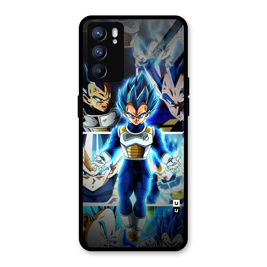 Prince Vegeta Glass Back Case for Oppo Reno6 5G