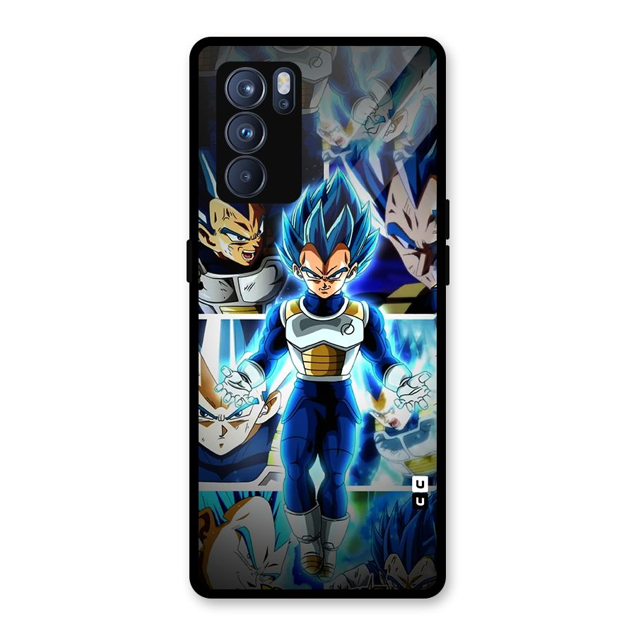 Prince Vegeta Glass Back Case for Oppo Reno6 Pro 5G