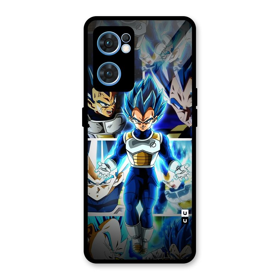 Prince Vegeta Glass Back Case for Oppo Reno7 5G