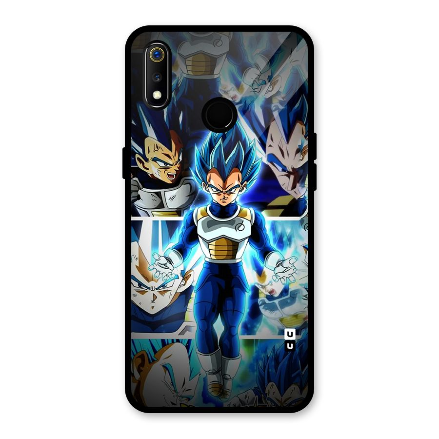 Prince Vegeta Glass Back Case for Realme 3i