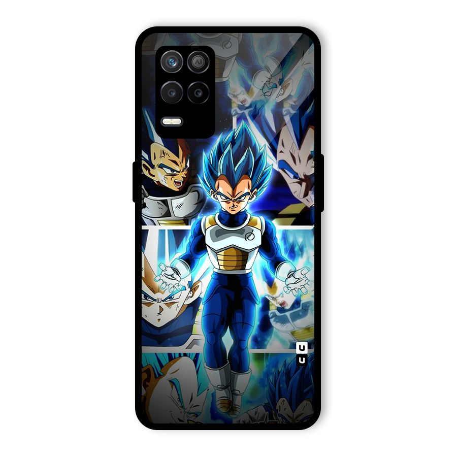 Prince Vegeta Glass Back Case for Realme 8 5G