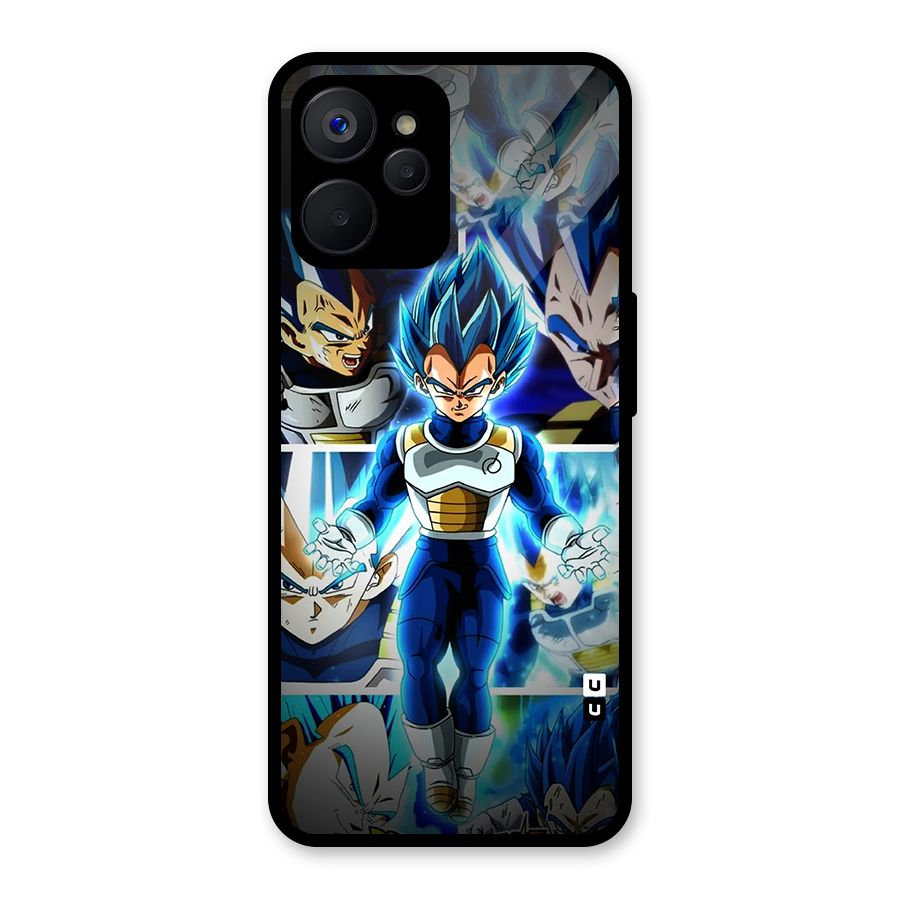 Prince Vegeta Glass Back Case for Realme 9i 5G