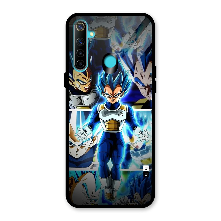 Prince Vegeta Glass Back Case for Realme Narzo 10