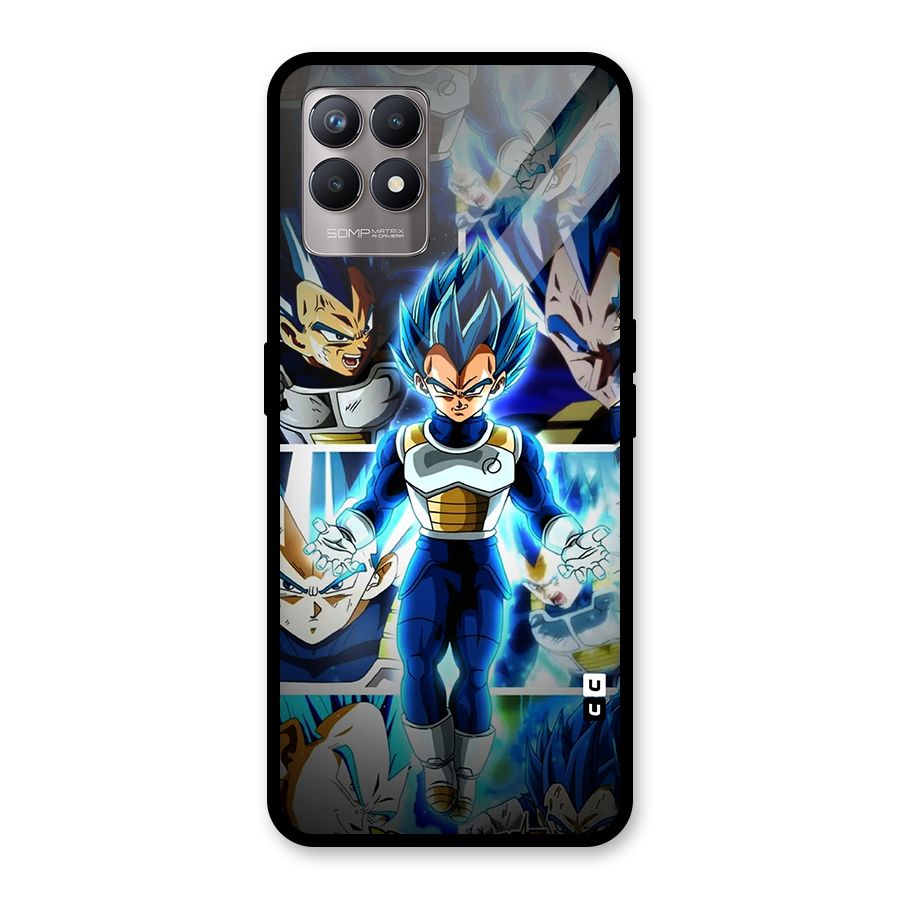 Prince Vegeta Glass Back Case for Realme Narzo 50