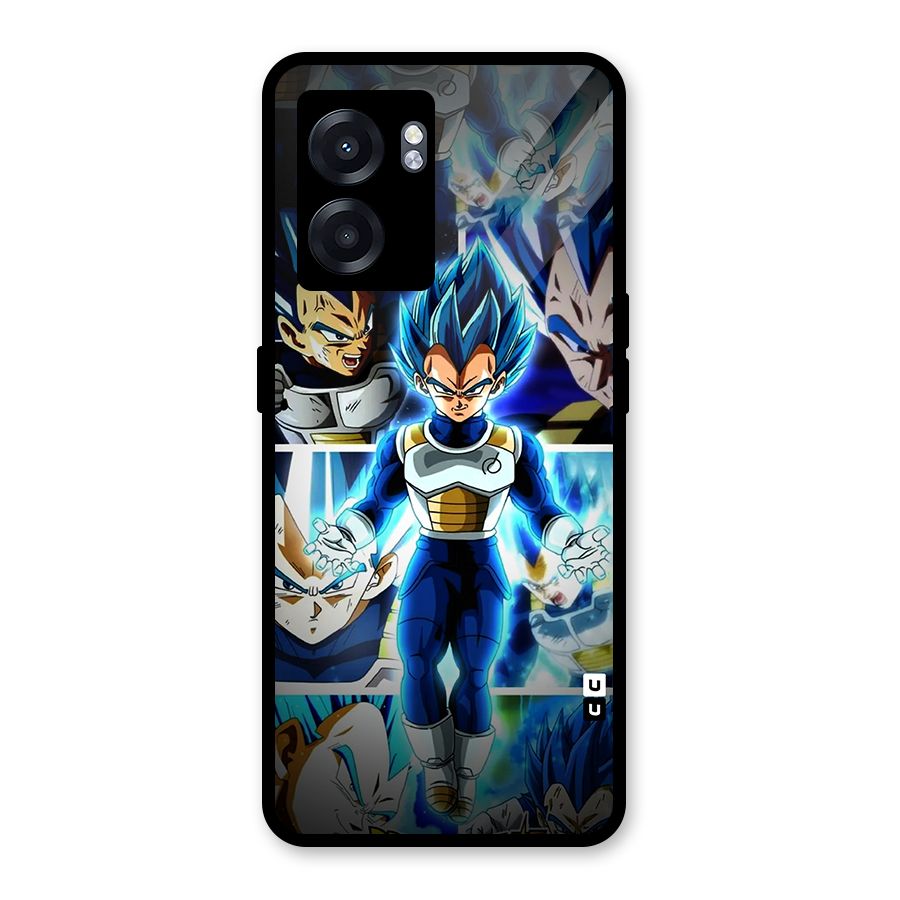 Prince Vegeta Glass Back Case for Realme Narzo 50 5G